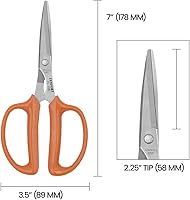 Vista 5 de Zenport ZS108 Tijeras multiusos, acero inoxidable, 7 pulgadas