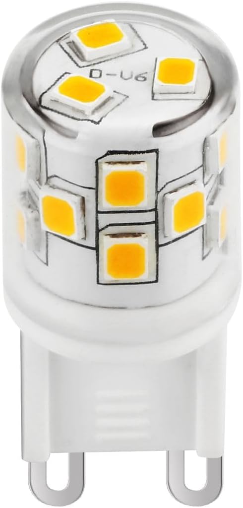 Newhouse Lighting 2.5w LED T4 Bulb G9 Base 3000k (4-Pack)