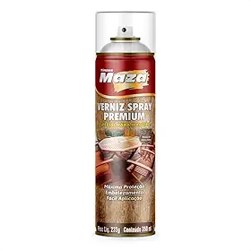 Spray Verniz Marítimo Brilhante Premium Para Madeiras 350ml