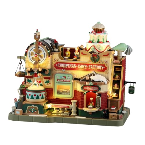 LEMAX Christmas Cake Factory: anima tu hogar con este edificio musical de resina 2