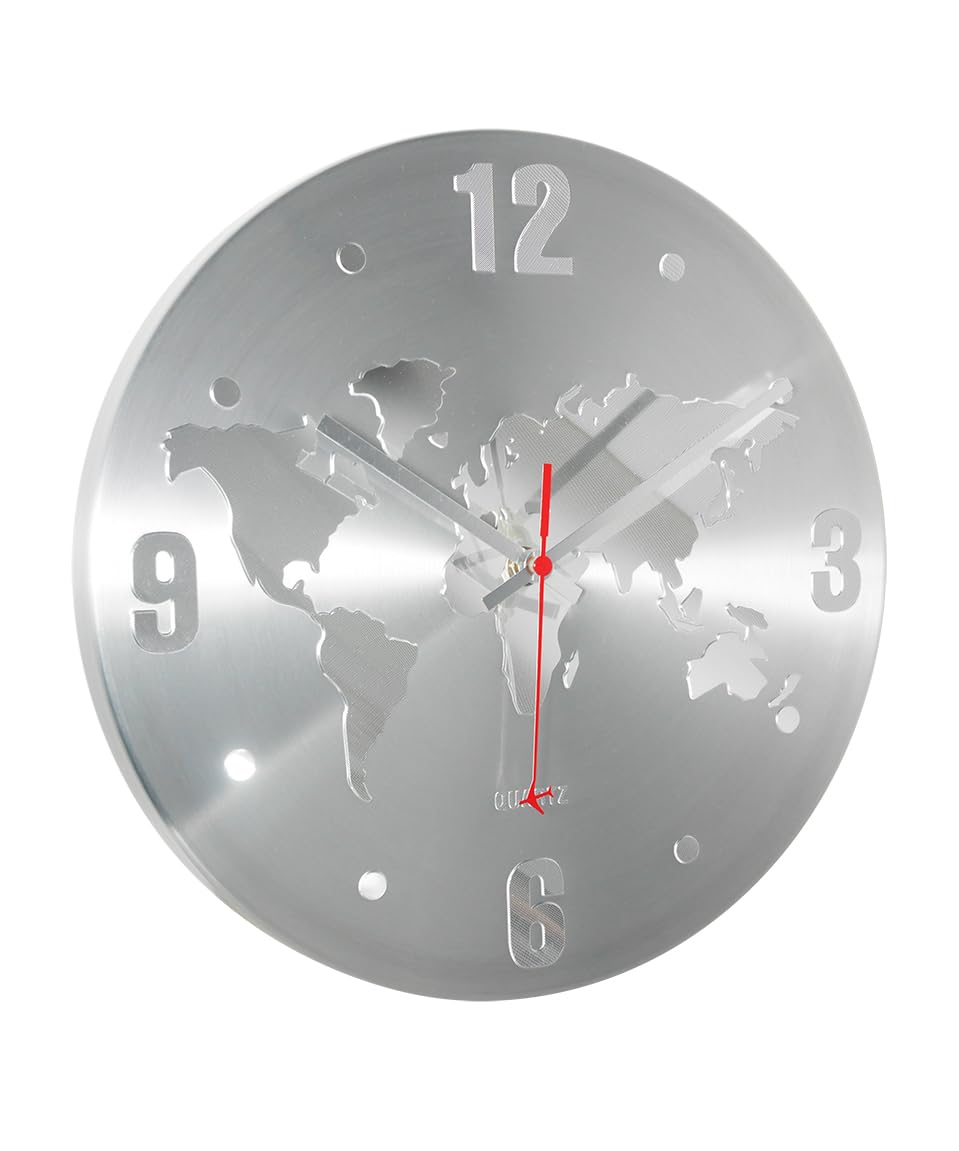 Horloge Murale Carte du Monde ARCHI Monde horloge géante salon