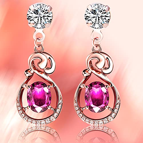 50Pcs Rose Gold Round Rhinestone Earring Posts With Loop Cubic Zirconia Stud Earrings And 50Pcs Metal Bullet Ear Backs For Women Men Girls Diy Dangle Earrings Jewelry Making #TOP5