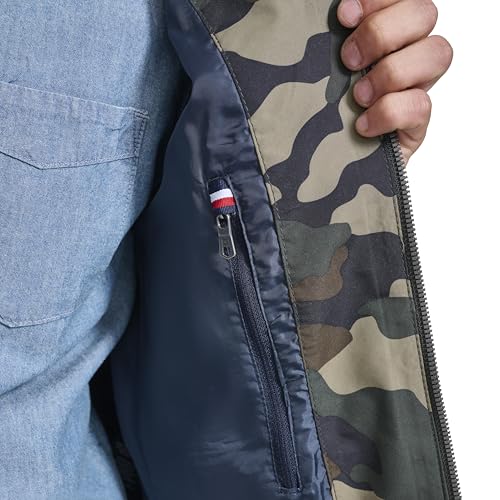 Image of Tommy Hilfiger Men's Lightweight Zip-up Microtwill Golf Jacket (Standard and Big & Tall Sizes)
