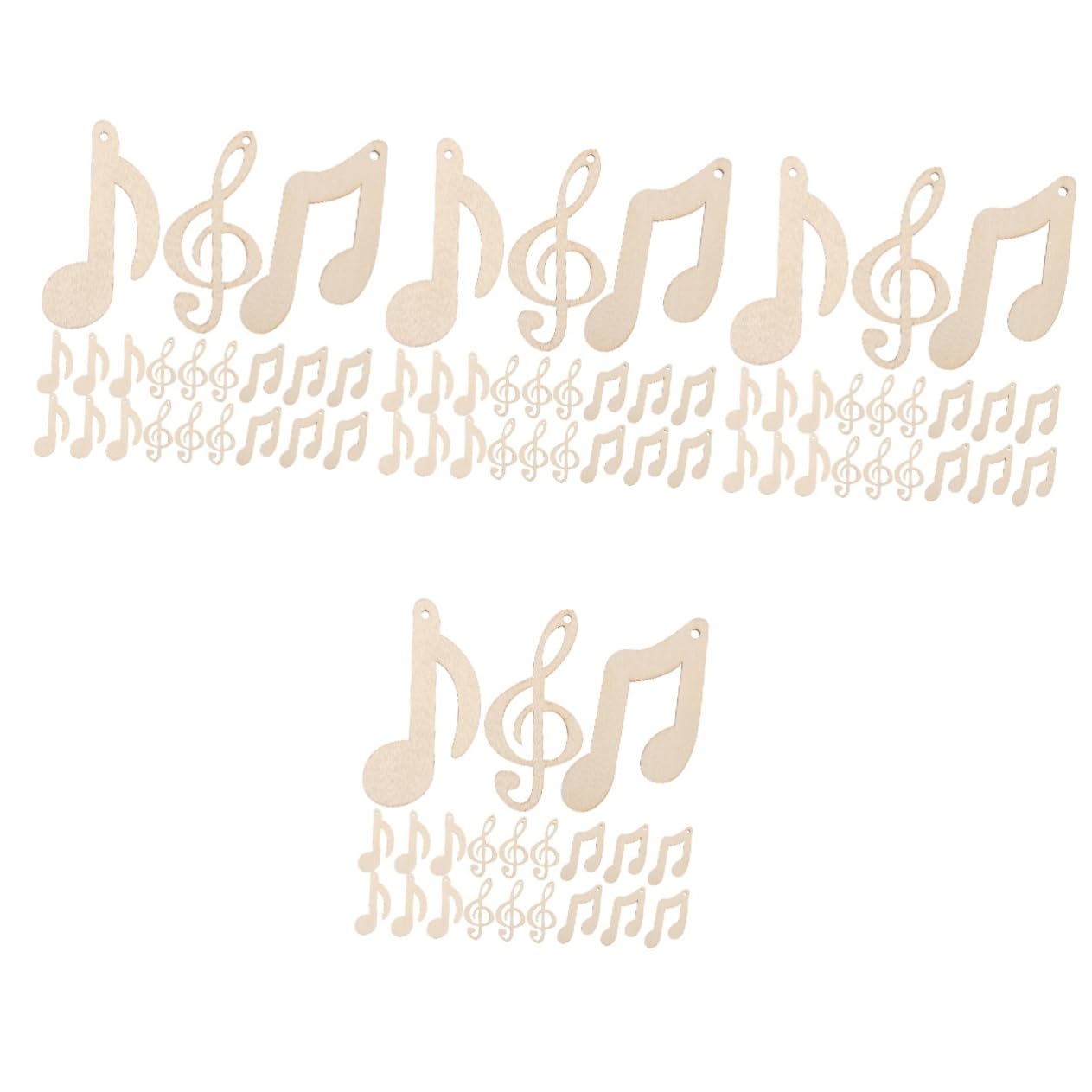 Silueta de nota musical PRETYZOOM para manualidades y decoración de aulas de música