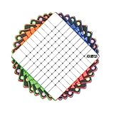 HELLOCUBE DianSheng Galaxy 10 M Magnetic 10x10 Speed Cube Stickerless 10x10x10（Black Kernel）