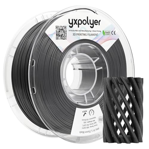 YXPOLYER PPS Filament 1kg 1.75mm Heat Resistance to 180C Engineering-Grade 3D Printier Filament Easy Printing