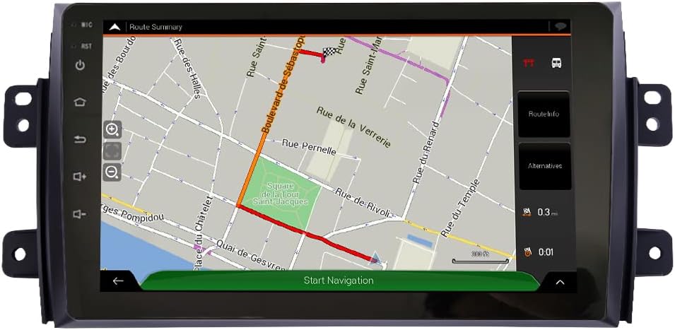 android 10 autoradio car navigation stereo multimedia player gps radio 2 5d touch screen forsuzuki sx4 2006 2013 quad core 1gb ram 16gb rom