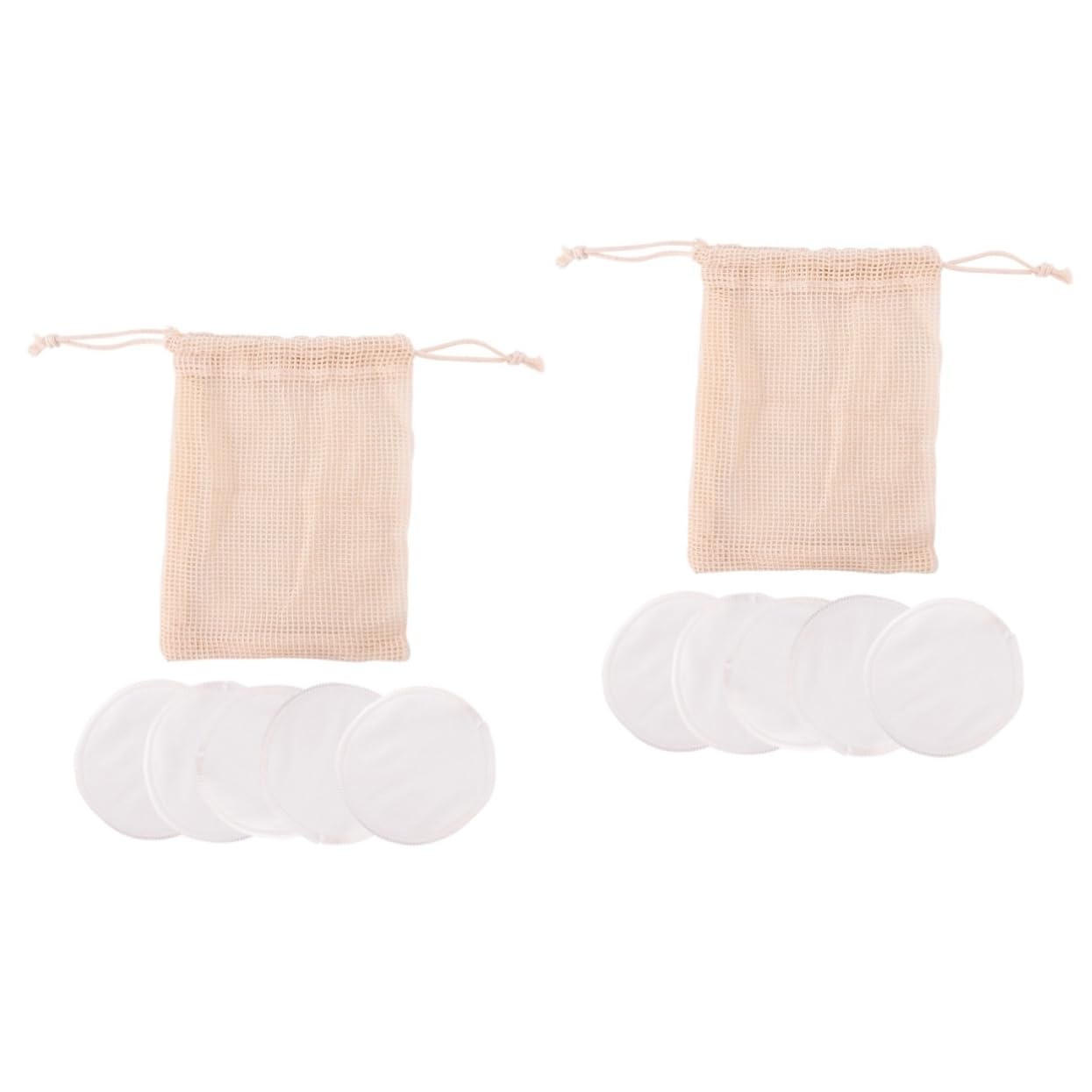 SOESFOUFU 12 Pcs Makeup Remover Pads Washable 50ct for Face Gentle and Comfortable Reusable Makeup Removalpads Storage Case