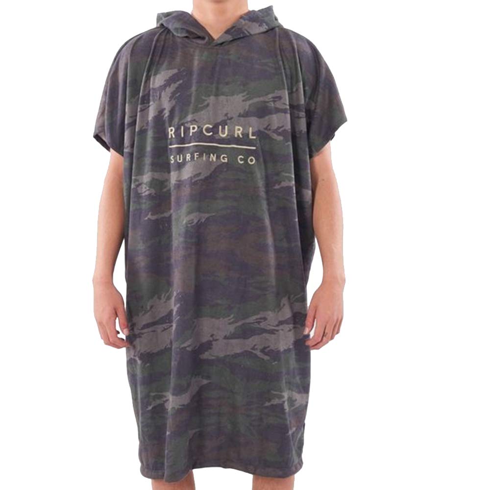 Rip Curl Mix Up Robe Poncho wechseln oder Robe Towel für Beach Watersports & Surfing wechseln - Grün