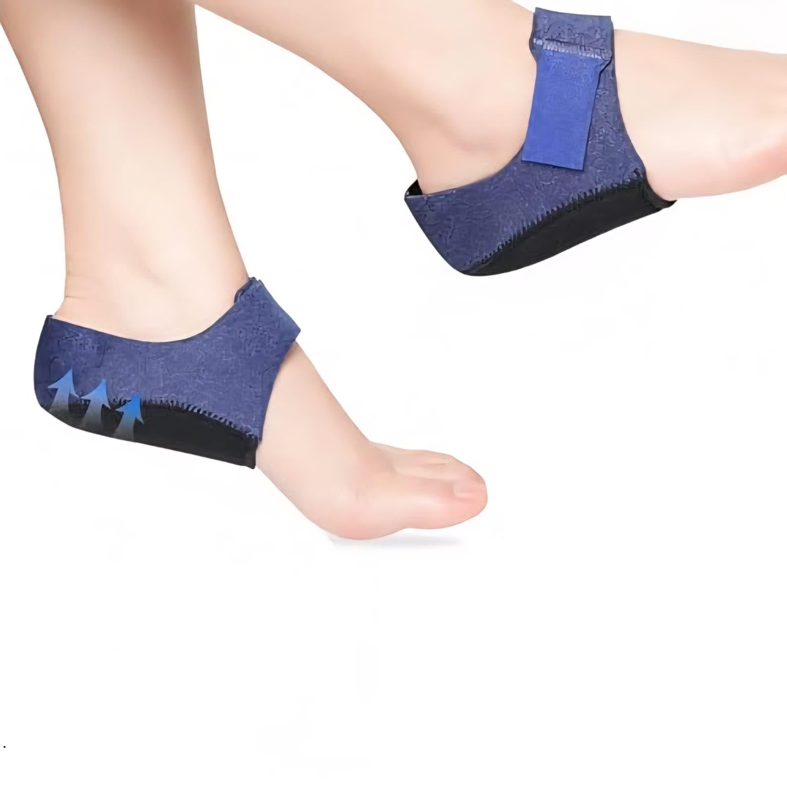 Plantar Fasciitis Gel Cups – 2 Pieces Shock-Absorbing Pads for Heel Spur, Achilles Tendonitis, Cracked Heels – Soft Cushion Inserts for Foot Pain Relief – Blue, Size S (35–40)-image-46