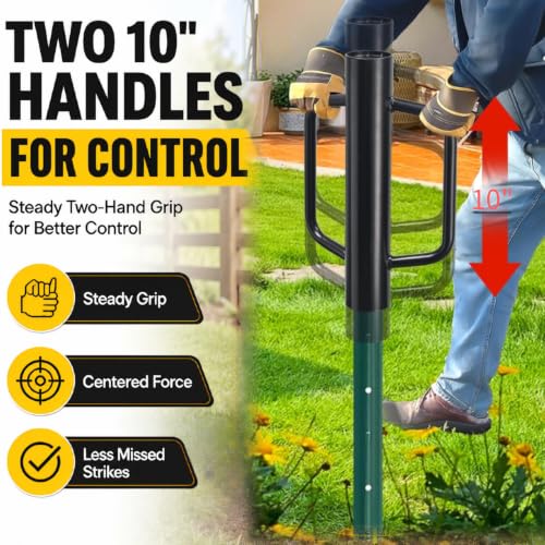 Hierro negro resistente para poste en U con herramienta de diámetro de 2.7" 5