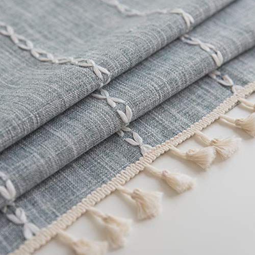 Nappe lin en coton lavable drap de pique-nique table café - 3