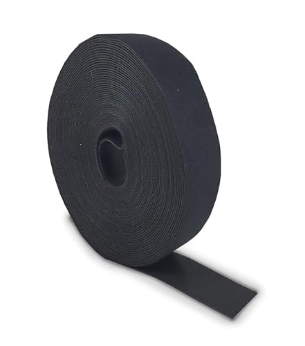 Fita Fecho de Contato | Organizador de Cabos Preto | Rolo 10m x 30mm