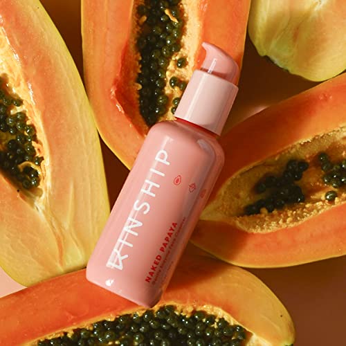 Kinship K0001 Naked Papaya Gentle Enzyme Milky Cleanser - Jojoba Oil Facial Cleanser - Non-Foaming Cream Face Wash + Vitamin E - Eye & Face Makeup Remover thumb #6