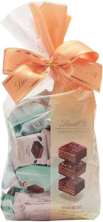 Lindt Official Lindt Chocolate Wafers Family Pack of 35 Summer Gift Individual Packaging Assorted