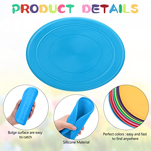 Vinsot 84 Pcs Flying Discs Bulk Flying Discs for Kids Soft Rubber Flyer Disk Outdoor for Children Adults Sports Party Favors, 7 Colors - Thumbnail 3
