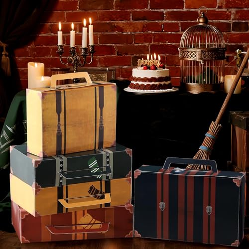 Weekgrat 12 Pcs Magical Party Decorations Magic Themed Travel Suitcase