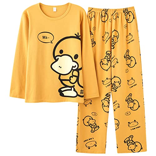 Pyjama d'automne femme pull à manches longues isolant dessin animé
