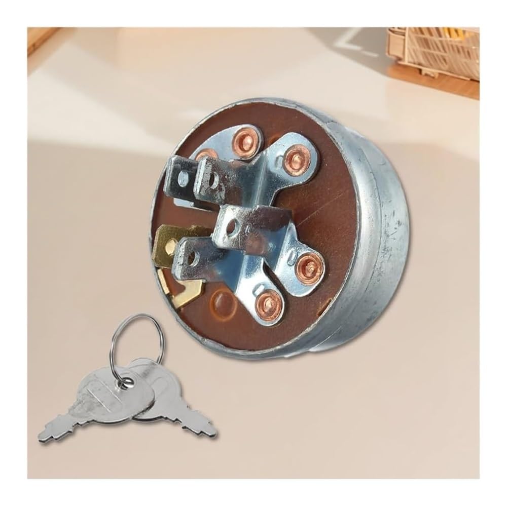Interruptor de Encendido de cortacésped de Montaje con Llave Tractor 5 terminales compatibles con componentes 725-0267 5065587-01
