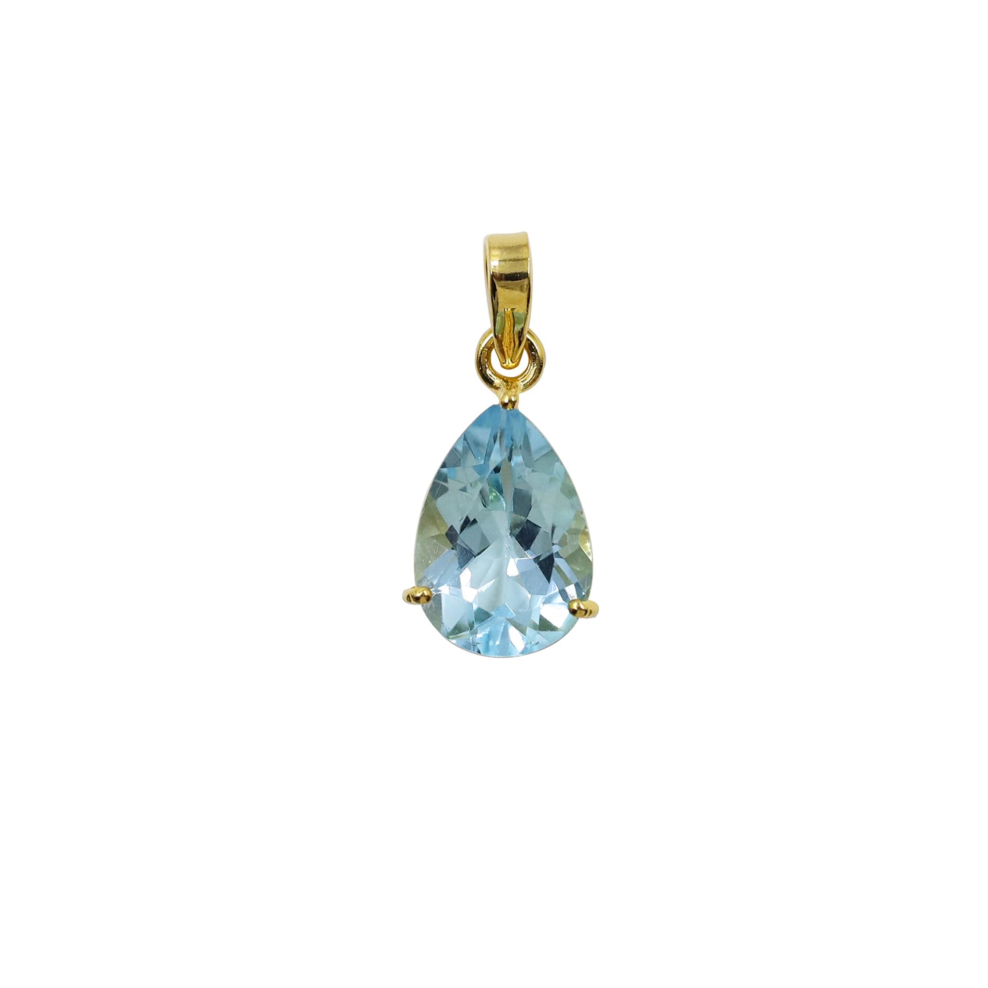 Pendentif en argent sterling 925 avec pierre précieuse pour femme - Pendentif fait main