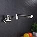 Kitchen Tap With A Handle, Only Cold Water Pot Filler, Tap, Wall Mounting, Brushed Nickel