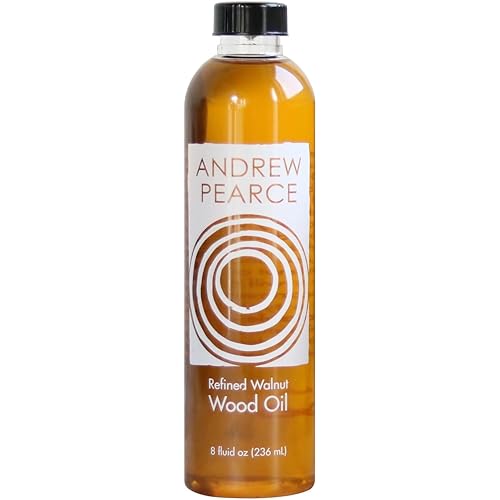 Andrew Pearce Premium Walnut Wood Oil Bowl Conditioner 8oz - Wooden Bowl and Cutting Board Oil