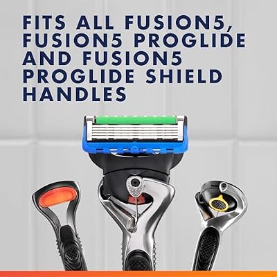 Gillette Fusion5 ProGlide Men's 5-Blade Razor Blade Refills with Precision Trimmer, 10 Count