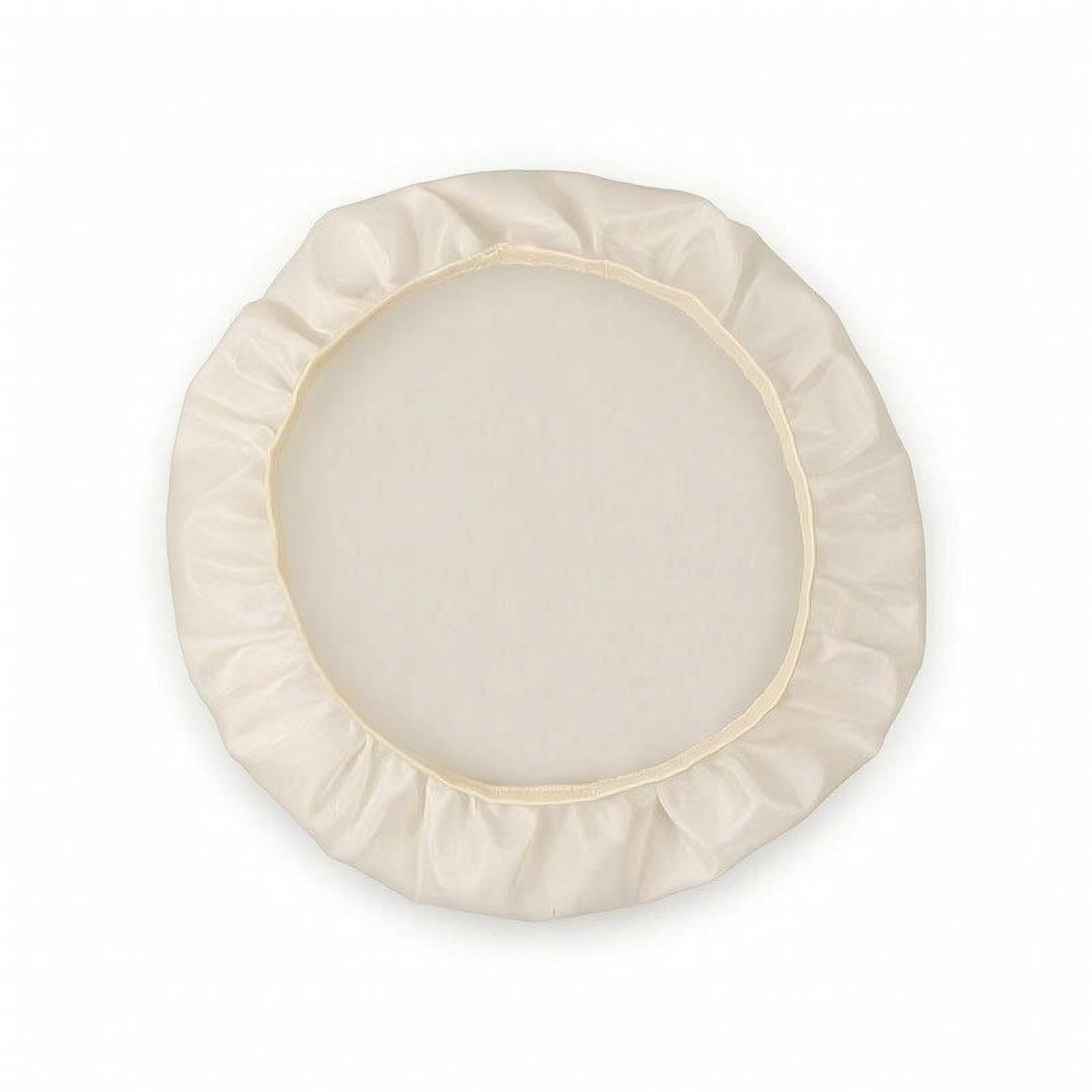 Lamp Shade Cover Ruffled Textile Light Diffusing Cover Pull-on Overhead Light Cover for Infant, Young Children, Nursery, Bedroom Off-white Xl-image-22