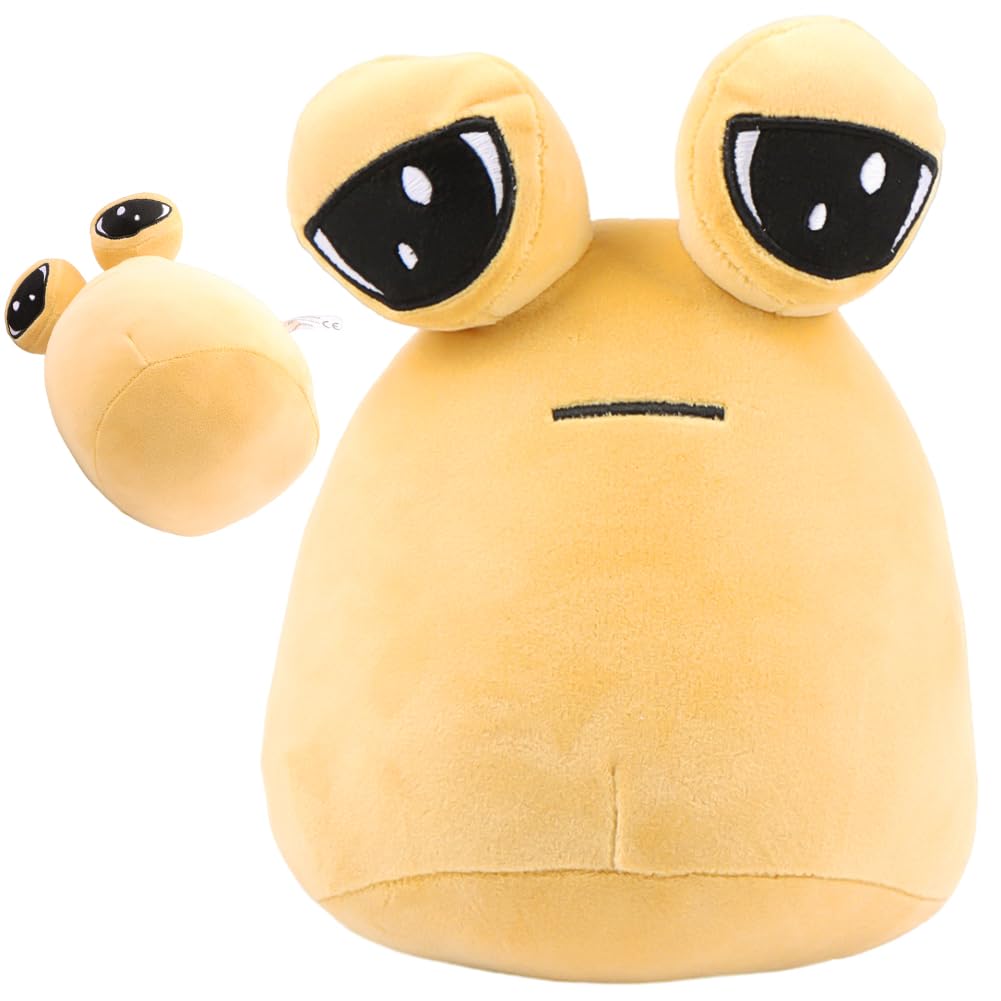 QYEHF Peluche de Alien Pou, Peluche Alien Pou, 22cm Alien Pou Peluche Juguete, Juguetes de Peluche, Peluche Alien Pou, Peluche Alien Pou Almohada ​Kawaii
