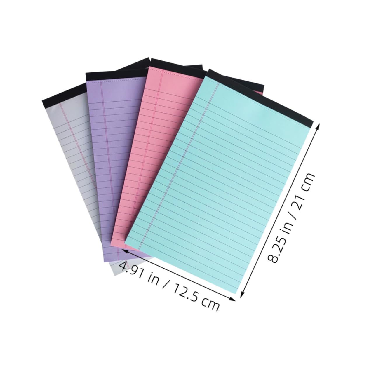 DOITOOL Confezione Da 12 Blocchi Di Appunti Colorati Strappabili Formato A5 Piccoli Quaderni Colorati Blocchi Di Carta A Righe Per Casa Ufficio Scuola Attività Commerciale