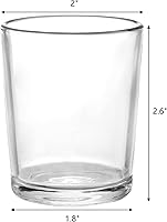 Vista 2 de Frcctre Paquete de 24 portavelas votivas de cristal, portavelas transparentes flotantes a granel para bodas, cumpleaños, vacaciones, decoración