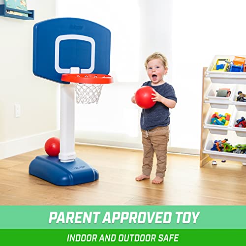 Image of GoSports 6 Inch Replacement Balls for Little Tikes, Tot Shot, and Other Children's Basketball Hoops - Soft 3 Pack Toddler Basketballs with Pump