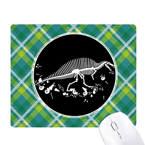 Tapis de souris dinosaure fossile vert pixel XL pour éviter les douleurs au poignet