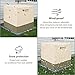 COSFLY Air Conditioner Cover for Outside Units-Durable AC Cover Water Resistant Fabric Windproof Design -Square Fits up to 36 x 36 x 39 inches