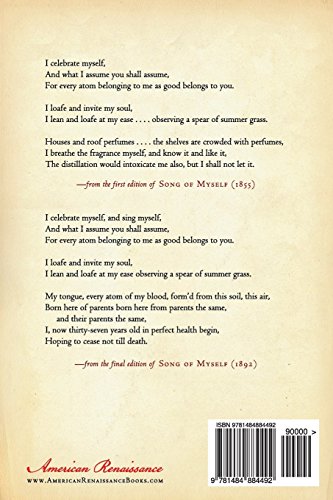 Song Of Myself: The First And Final Editions Of The Great American Poem #TOP1