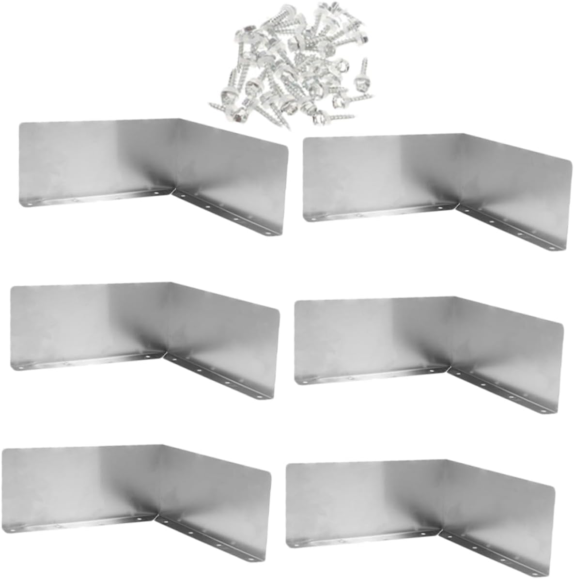 Gutter Splash Guards Roofing Gutter Guard Roof Rain Diverter Aluminum Easy Install