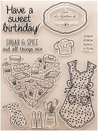 Suechi Icing DIY Silicone Clear Stamp Cling Seal Scrapbook Embossing ...