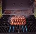 Sorbus® Non-Stick Rib Rack - Porcelain Coated Steel Roasting Stand – Holds 4 Rib Racks for Grilling & Barbecuing - Perfect BBQ Accessories for Smoker and Grill - Durable and Convenient Design (Black)