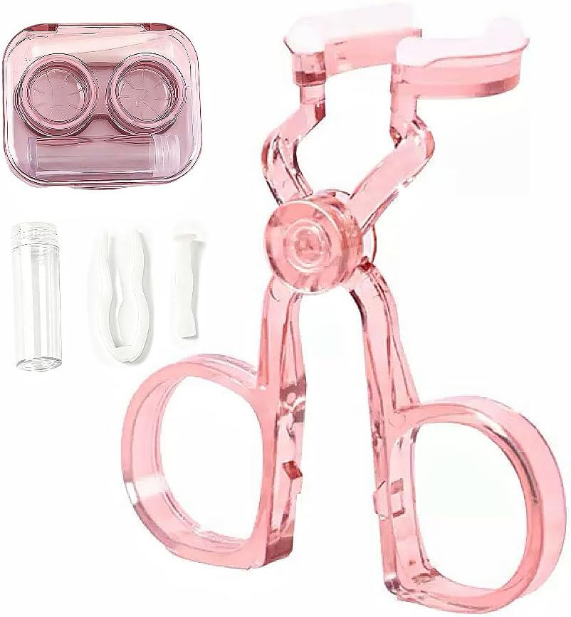 Herramienta aplicadora de lentes de contacto, abridor de ojos para contactos para una fácil inserción y extracción, con estuche para lentes de