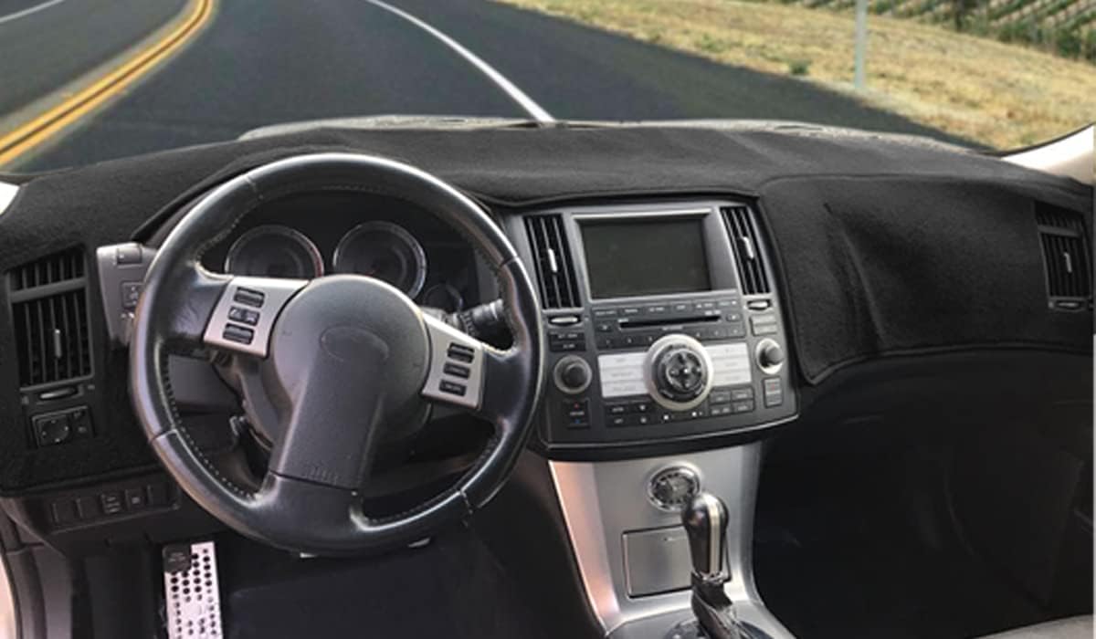 Dash Cover Dashboard Cover Mat Pad for Infiniti FX35 FX45 FX50 2003 2004 2005 2006 2007 2008 (Black) Y40