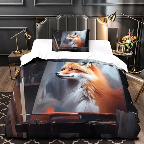 Ensemble de housse de couette ICOBES 135x200 résistant pour lit d'enfant single