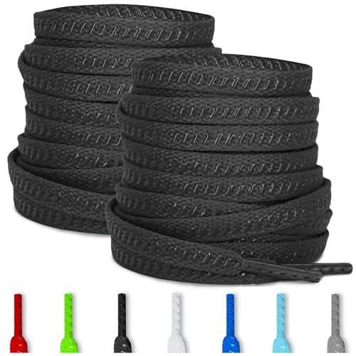 UamGlsob Non-Slip Silicone Soccer Shoelaces 39