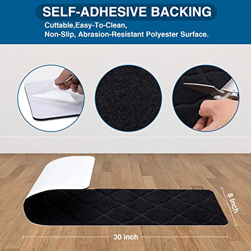 4Pcs Stair Treads For Wooden Steps 8" X 30",Self Adhesive Stair Treads For Wooden Steps Indoor,Non-Slip Carpet Stair Treads For Children Elderly And Pets Indoor Runners #TOP1