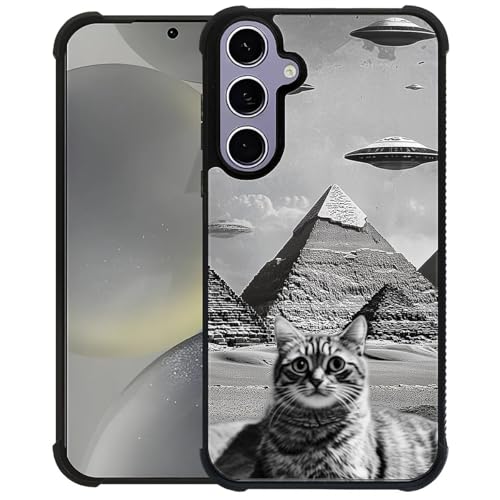 Coque Samsung S24 S25 chat résistant aux chocs évite les fissures