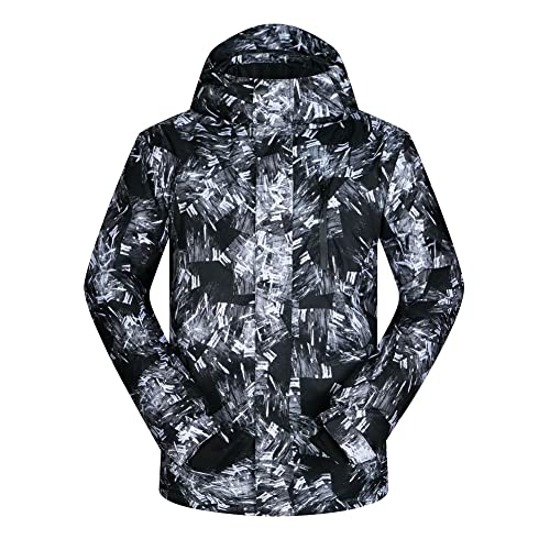 Conjunto de jaqueta e calça de esqui masculino de inverno, à prova d'água, à prova de vento, para s