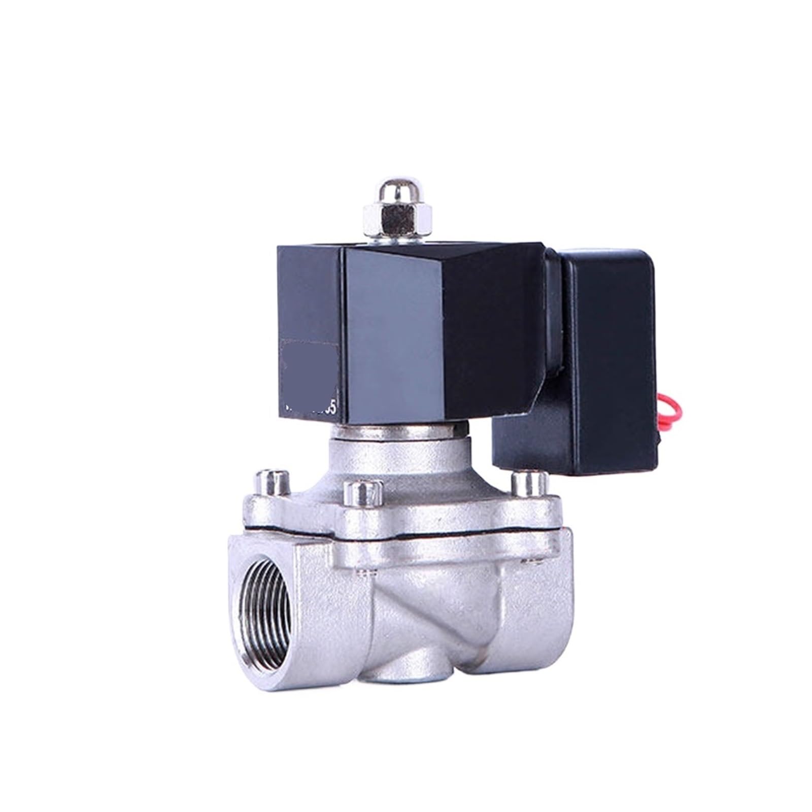 Électrovanne en acier inoxydable 3/4 haute résistance et basse tension