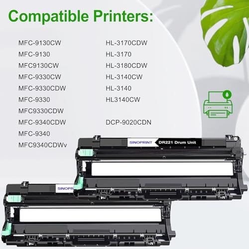 Image of DR221CL Black Drum Unit Replacement for Brother MFC-9130CW