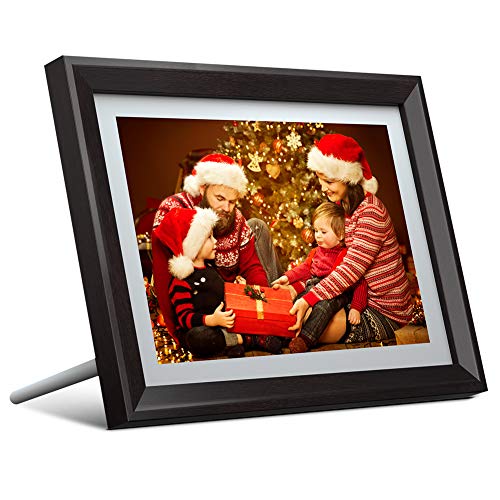 Dragon Touch 10 inch Wi-Fi Digital Picture Frame Classic 10, Touch Screen HD Display, 16GB Storage, Auto-Rotate, Share Photos with Friends via App, Email, Cloud (10 INCH, Black: 1280x800)