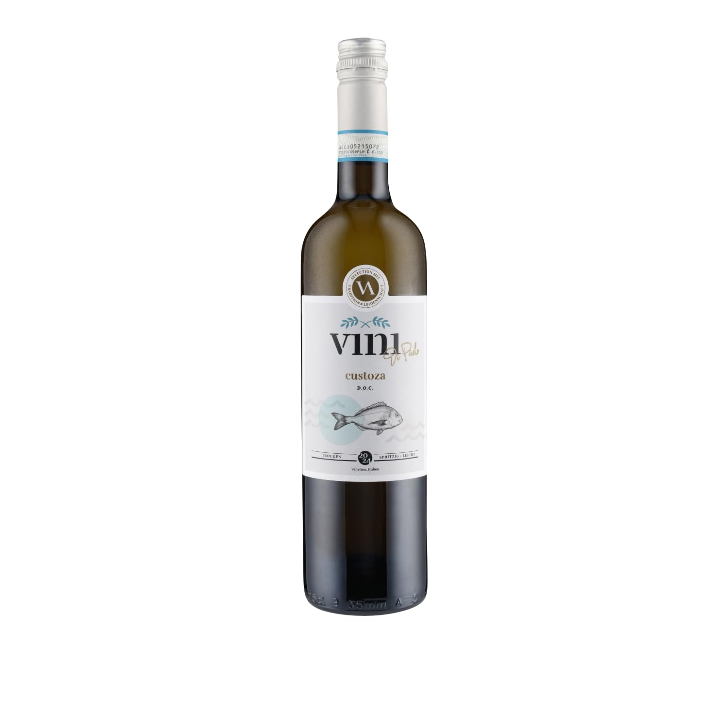 Custoza DOC 2024 Weißwein – Vini di Paolo (6 x 0,75 l) | Italienischer Qualitätswein aus Venetien | Cuvée aus Garganega, Trebbiano & Cortese | Frisch, fruchtig & floral | Ideal zu Fisch & Antipasti