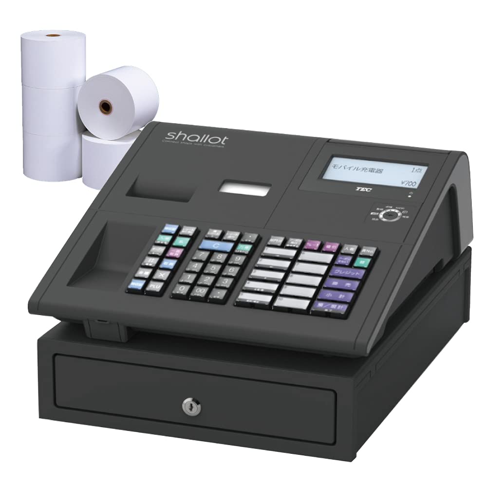 M-896 TEC 電子レジスター FS-700 カギ、説明書あり 幅347×奥行425×高